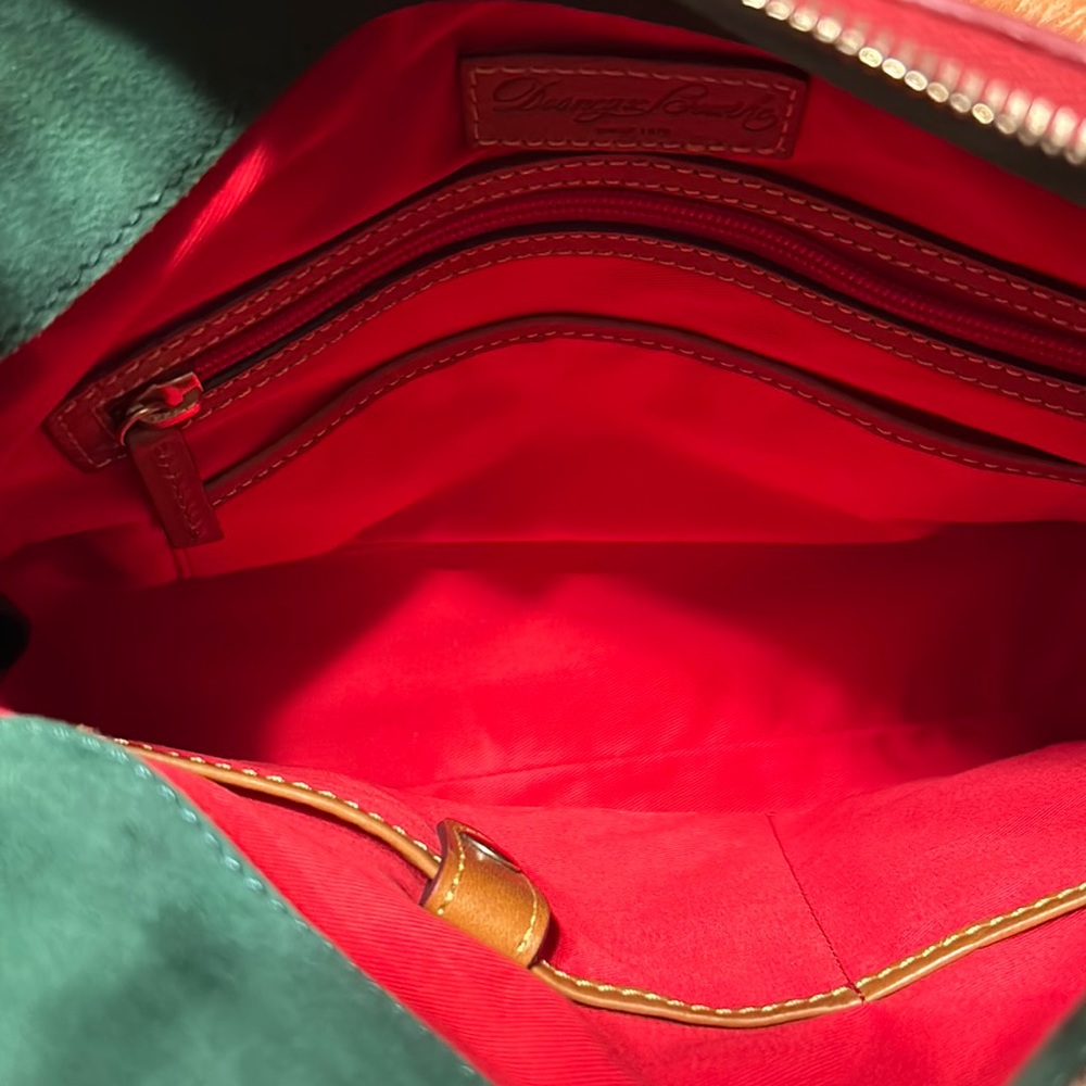 Dooney and Bourke Dashing Suede Florentine Satchel - Picture 2 of 4
